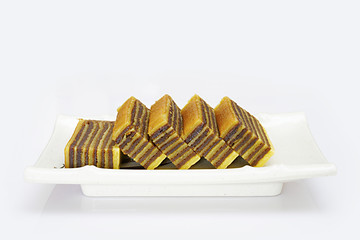 Multi-layered cake called 