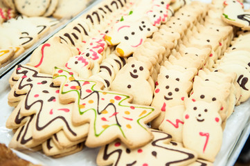 Christmas tree with a bear-shaped cookies