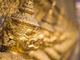 Fototapeta na wymiar Garuda Wat Phra Kaew Bangkok Thailand