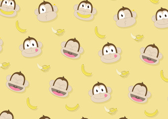 monkey bananas joke background