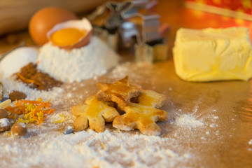 Traditional Christmas cookies from Alsace