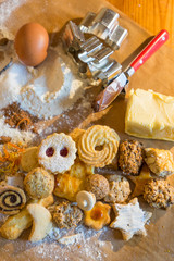 Traditional Christmas cookies from Alsace
