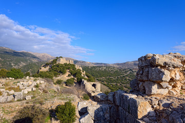 Fototapeta na wymiar Ruins of the Nimrod fortress