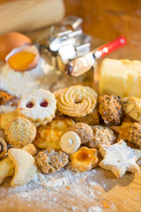 Traditional Christmas cookies from Alsace