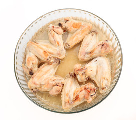 Roasted chicken wings