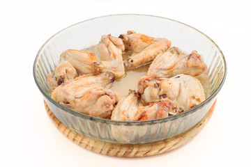 Roasted chicken wings