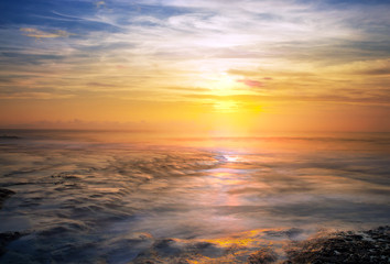 Obraz premium Sunset in Bali Indonesia