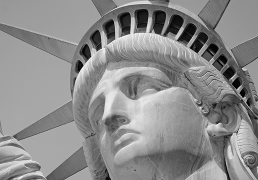 Statue of Liberty a gift from France to the United States of America, Liberty Island, New York City