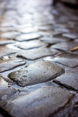 Background texture of stone blocks