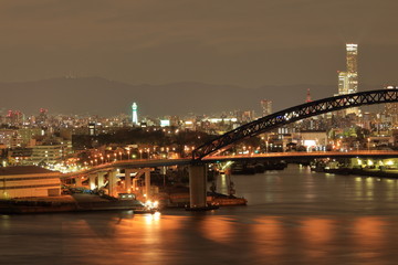 Obraz premium 大阪ベイエリアと海遊館