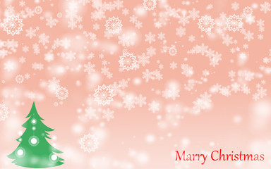 Fototapeta na wymiar Merry Christmas snowflake background 