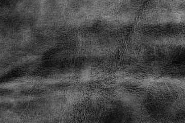 Black leather texture, abstract background