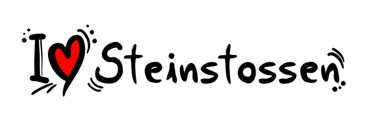 Steinstossen love