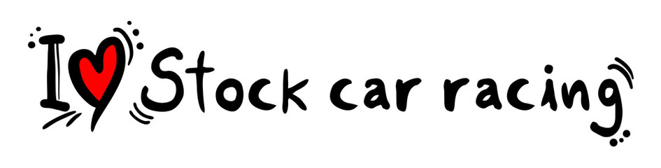 Stock car racing love