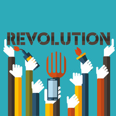 Revolution in  vector format