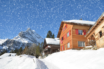 Fototapeta premium Braunwald, Switzerland