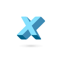 Letter X logo icon design template elements