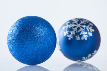 Beautiful Christmas ball on white background