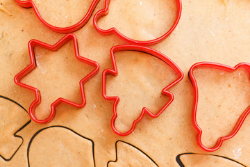 Christmas homemade gingerbread cookies