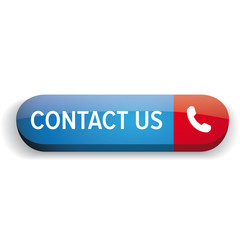 Contact us button vector - obrazy, fototapety, plakaty