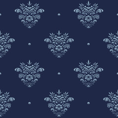 Vintage damask luxury pattern