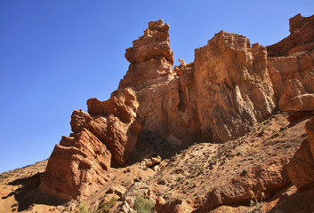 Fototapeta na wymiar National Park Sharyn Canyon. Kazakhstan 
