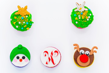 New Year cupcakes