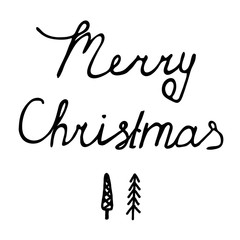 Lettering calligraphy hand drawn Greeting 