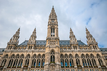  City Hall (Rathaus) in Vienna, Austria