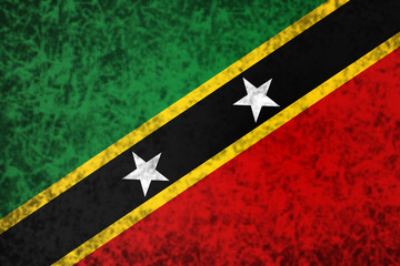 Flag of Saint Kitts and Nevis.