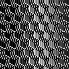 Seamless hexagons pattern.