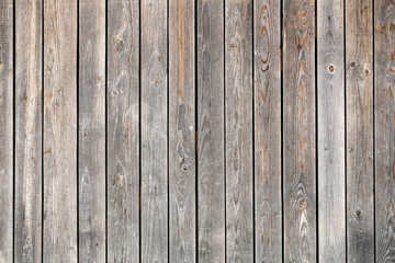 Old close boarded fence
