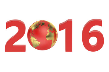 Happy new year 2016 concept