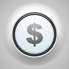 Dollar sign button illustration