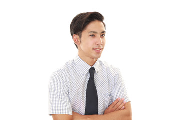 笑顔のビジネスマン