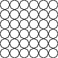 Naklejka premium Vector modern seamless geometry pattern, black and white abstract geometric background, pillow print, monochrome retro texture, hipster fashion design