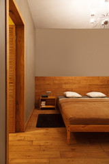 Interior of a modern bedroom