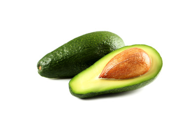 Avocado isolated on a white background