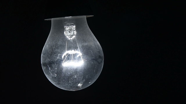 bulb in dark
