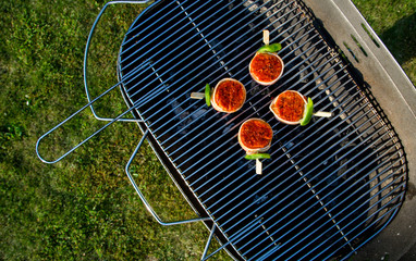 Barbecue in the garden