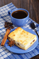 Coffee and cheesecake