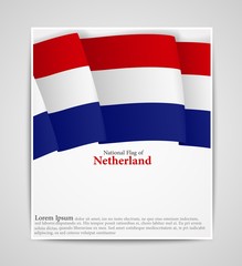 National flag brochure of Netherland