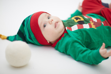 small baby christmas elf