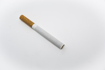 Single Unlit Cigarette Isolation