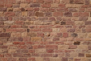 Old brick wall in India