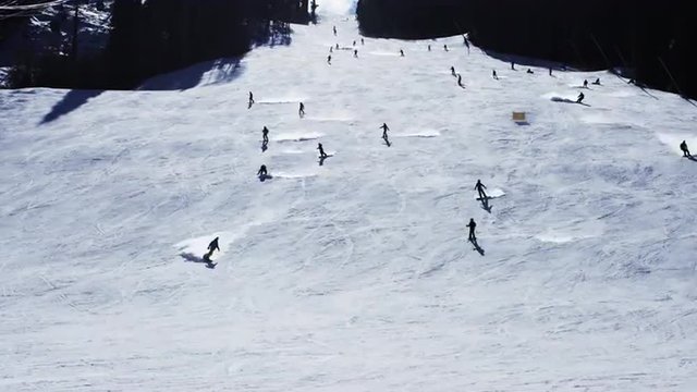 Ski Slope Time Lapse