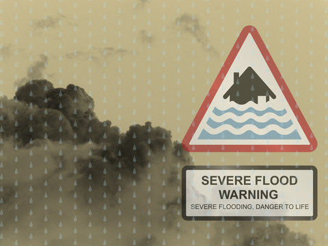 Severe flood warning