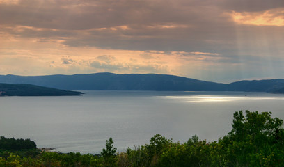 View from islan Krk, Croatia