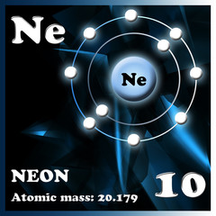 Element neon illustration