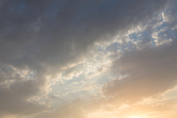colorful sunset sky background
